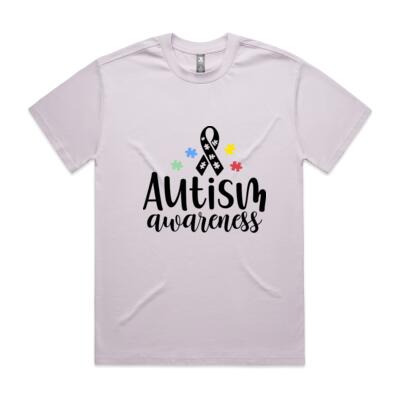 Autism Awareness – Puzzle Ribbon Graphic T-Shirt Thumbnail