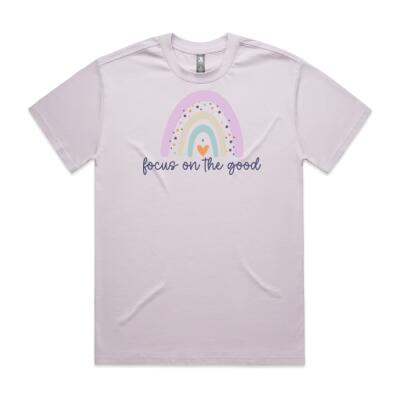 Focus on the Good – Rainbow Positivity Tee” Thumbnail