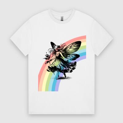Rainbow Fairy T-Shirt – Magical Fantasy Graphic Tee Thumbnail
