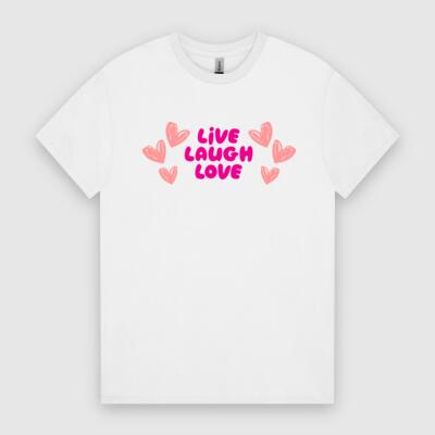 Live Laugh Love T-Shirt Thumbnail