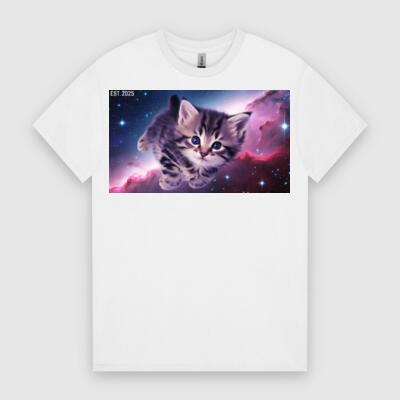 Kitten in Space – Cosmic Tee Thumbnail