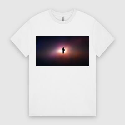 Astronaut Floating in Space – Cosmic Tee Thumbnail