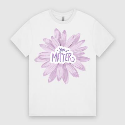 You Matter – Floral Positivity Tee Thumbnail