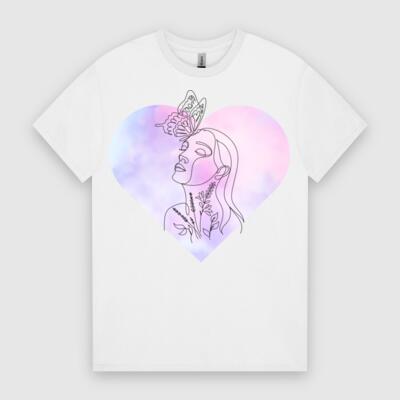 Butterfly Dreams – Heartline Art Tee Thumbnail