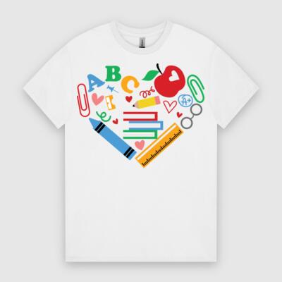 Heart of Learning – Teacher & Student Tee Thumbnail