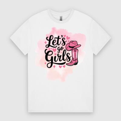 Let’s Go Girls – Pink Western Tee Thumbnail