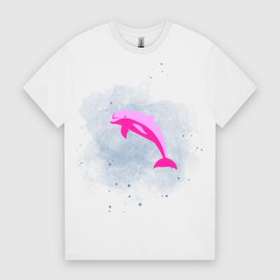Pink Dolphin Splash Tee Thumbnail