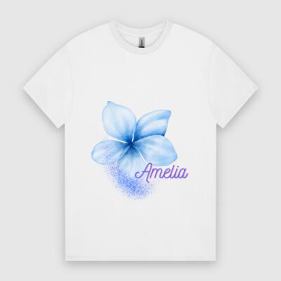 Amelia Blue Blossom Tee Thumbnail