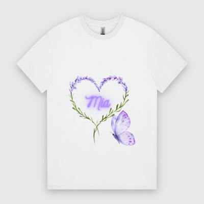 Mia Lavender Butterfly Tee Thumbnail