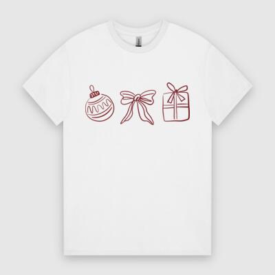 Christmas Line Art Tee Thumbnail