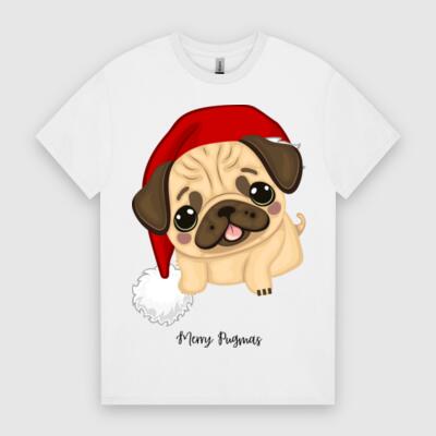 Santa Pug – Christmas Cutie Tee Thumbnail